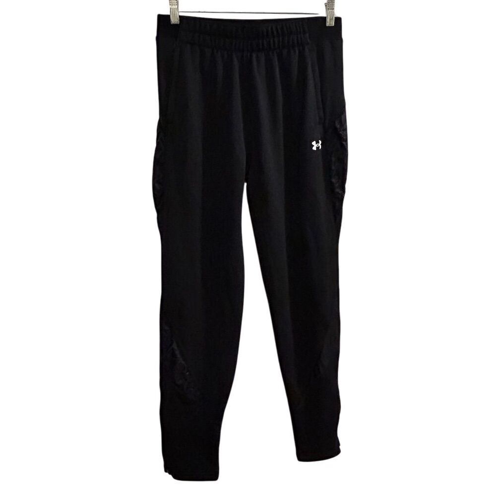 Under Armour Women's Tall‎ Black Sweatpants Size M Casual Relaxed Fit